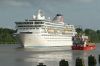Kreuzfahrtschiff BALMORAL im NOK bei  D&uuml;ckerswisch