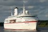 Traumschiff MS DEUTSCHLAND im NOK am Moltkestein